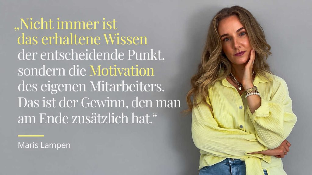 Maris Lampen über Personalentwicklung und Weiterbildung im Unternehmen
